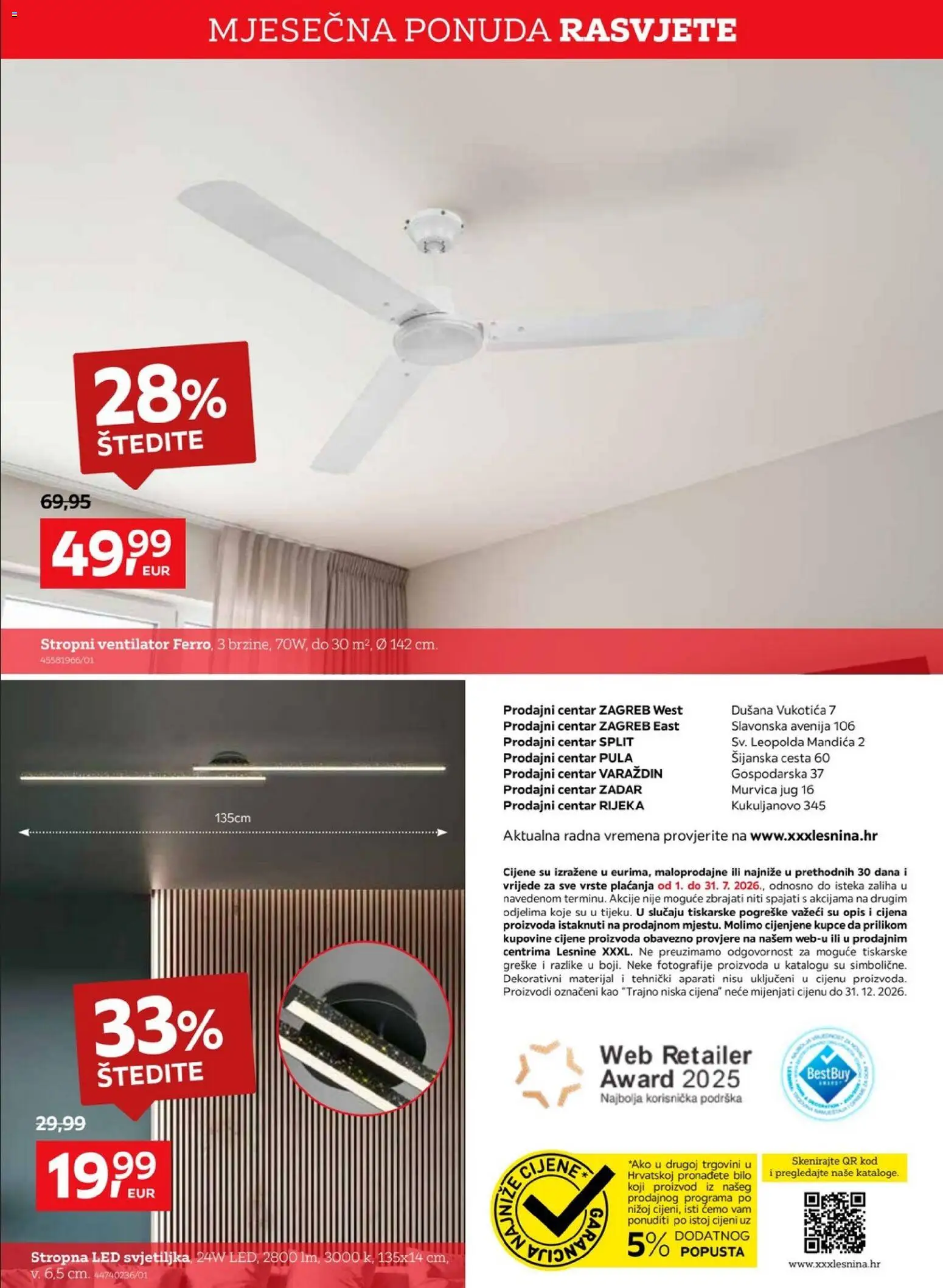 Lesnina katalog | vrijedi od 01.07.2026 | Stranica: 3 | Proizvodi: Ventilator, Stropni ventilator