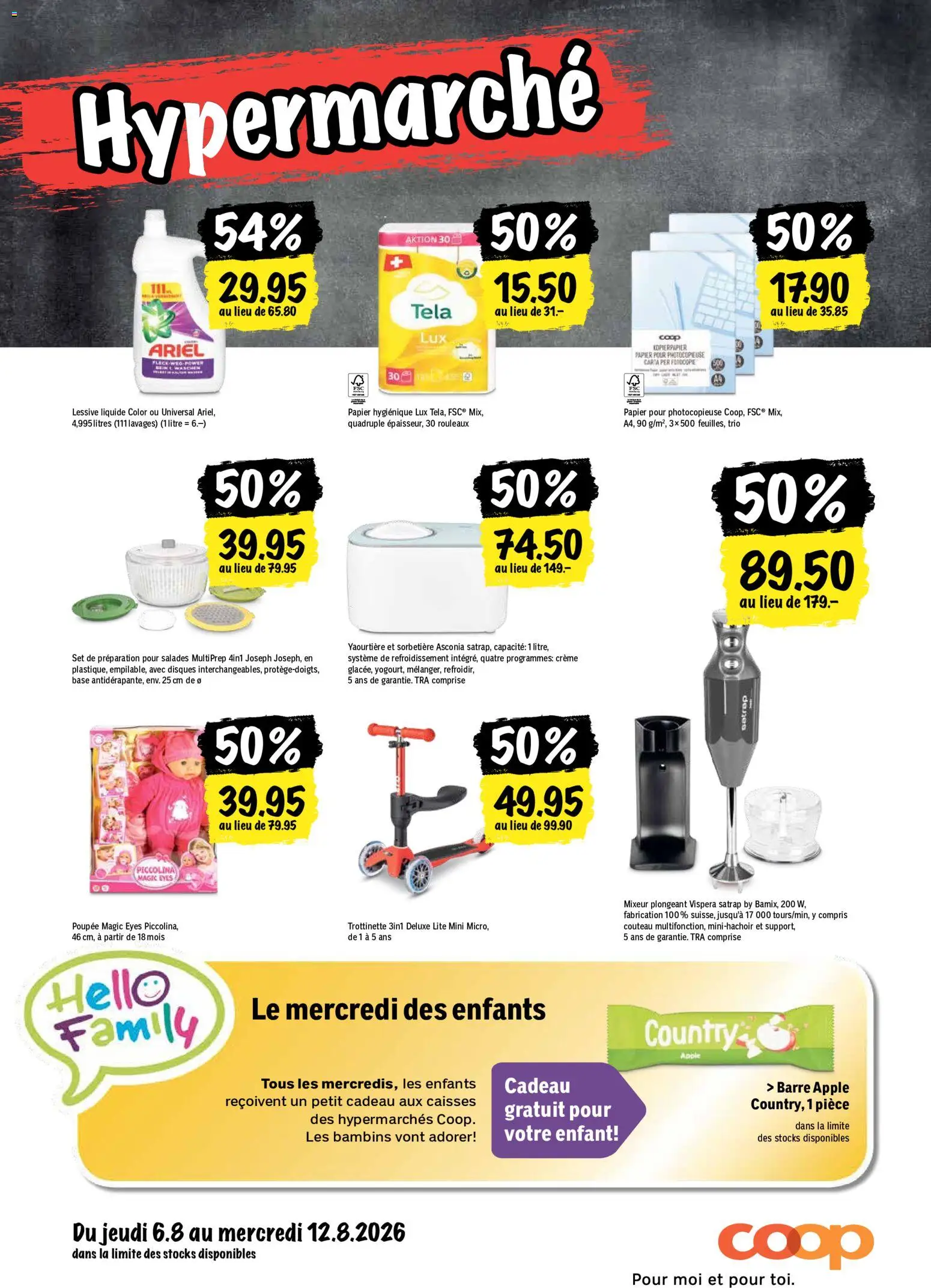 Coop aktionen FR – gültig ab 06.08.2026 | Seite: 24 | Produkte: Apple, Creme