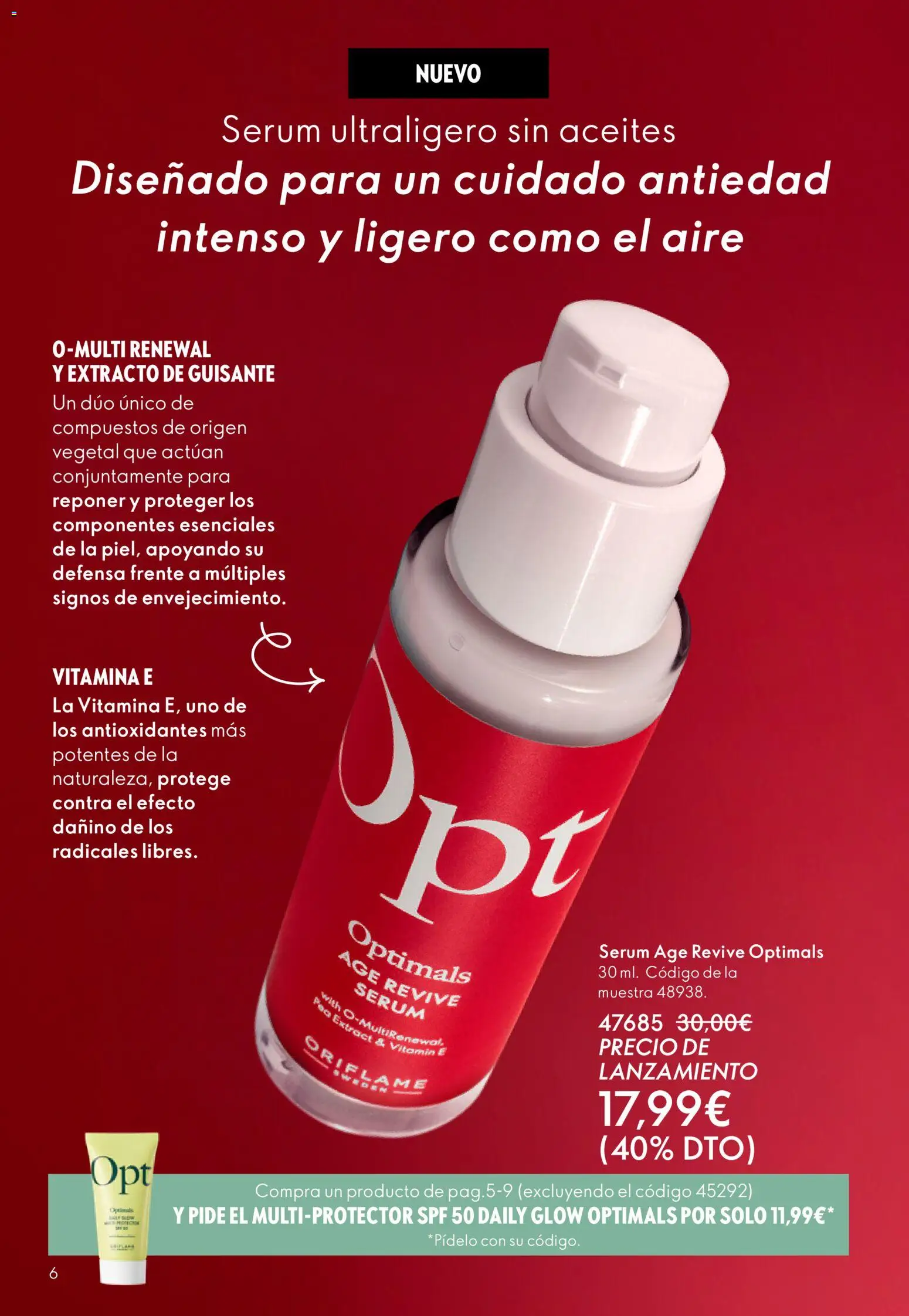 Oriflame - Catálogo Campaña 4 │ válido desde el 11.03.2026 | Página: 6 | Productos: Sérum