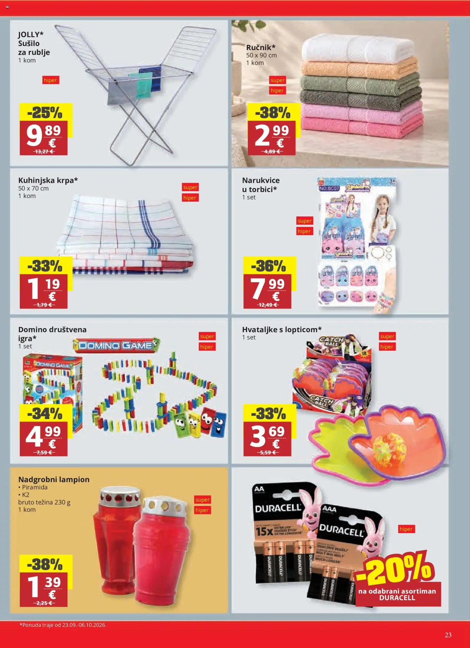 Ribola katalog | vrijedi od 23.09.2026 | Stranica: 23 | Proizvodi: Lampion, Sušilo za rublje