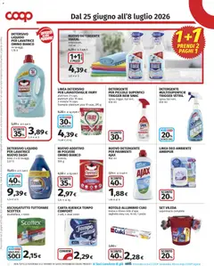 Anteprima del volantino COOP volantino valido a partire dal 25/06/2026 | Pagina: 16 | Prodotti: Detergente, Detersivo per lavastoviglie, Lavatrice, Lavastoviglie