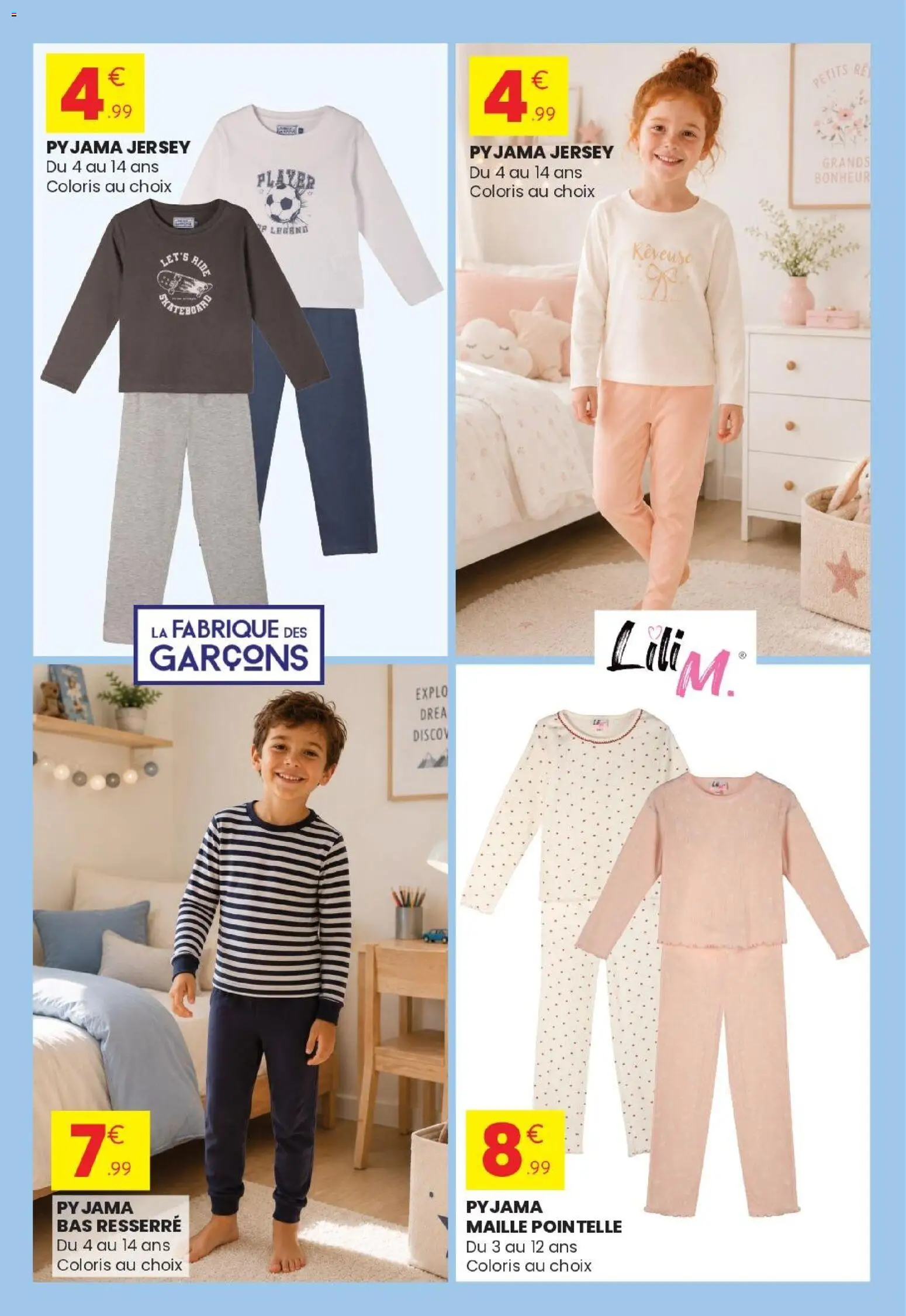 {H1} | Page: 14 | Produits: Pyjama