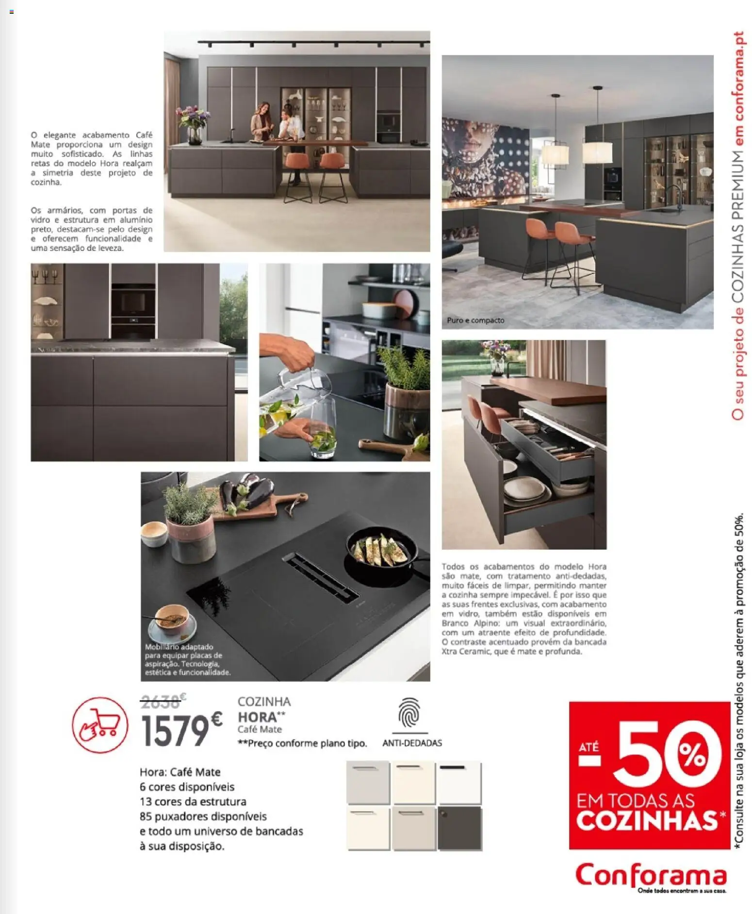 Conforama folheto │ válido de 16.04.2026 | Página: 17 | Produtos: Bancada, Portas, Café