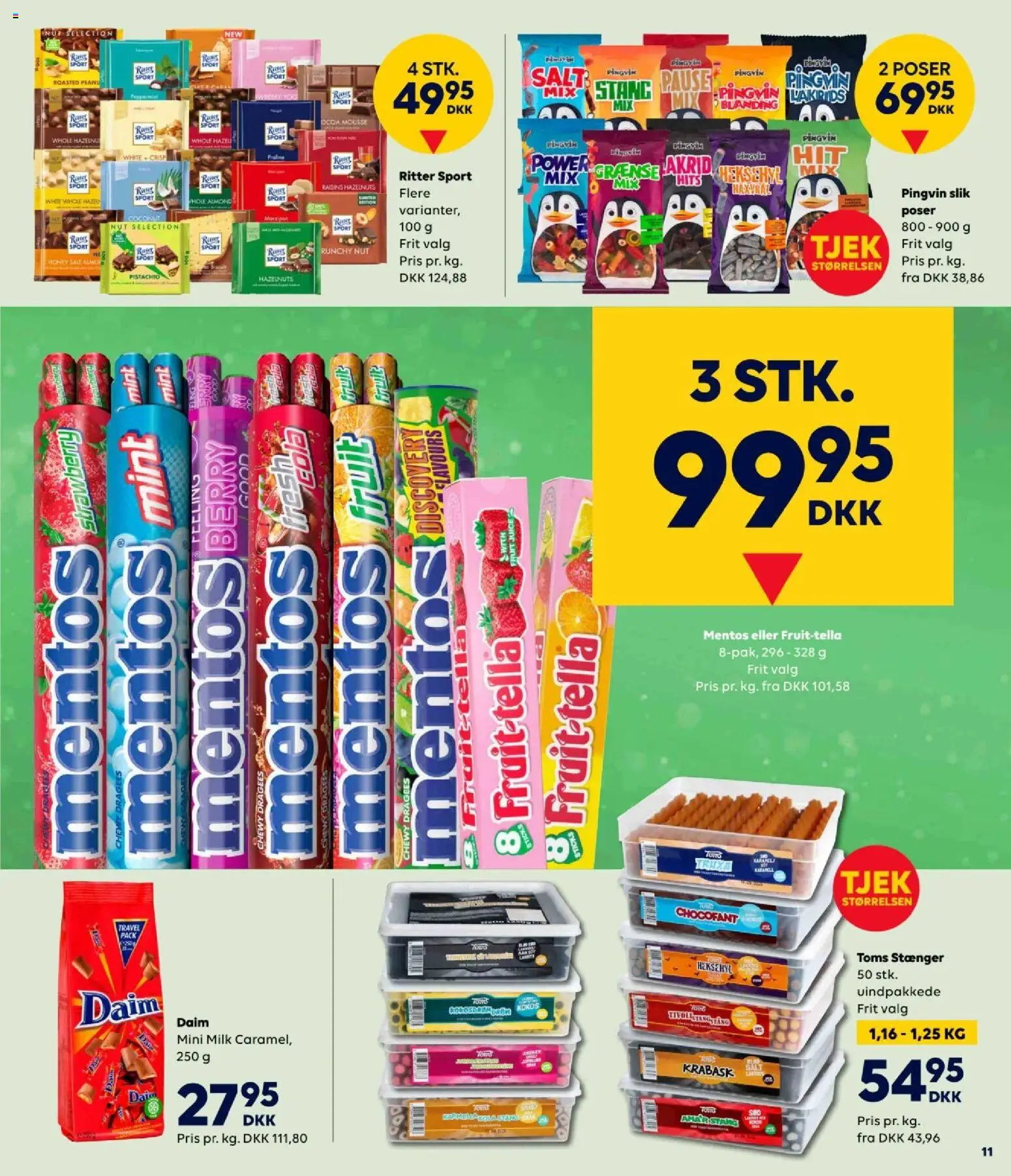 Bordershop tilbudsavis – gyldig fra 01/06/2026 | Side: 11 | Produkter: Slik, Salt, Cola