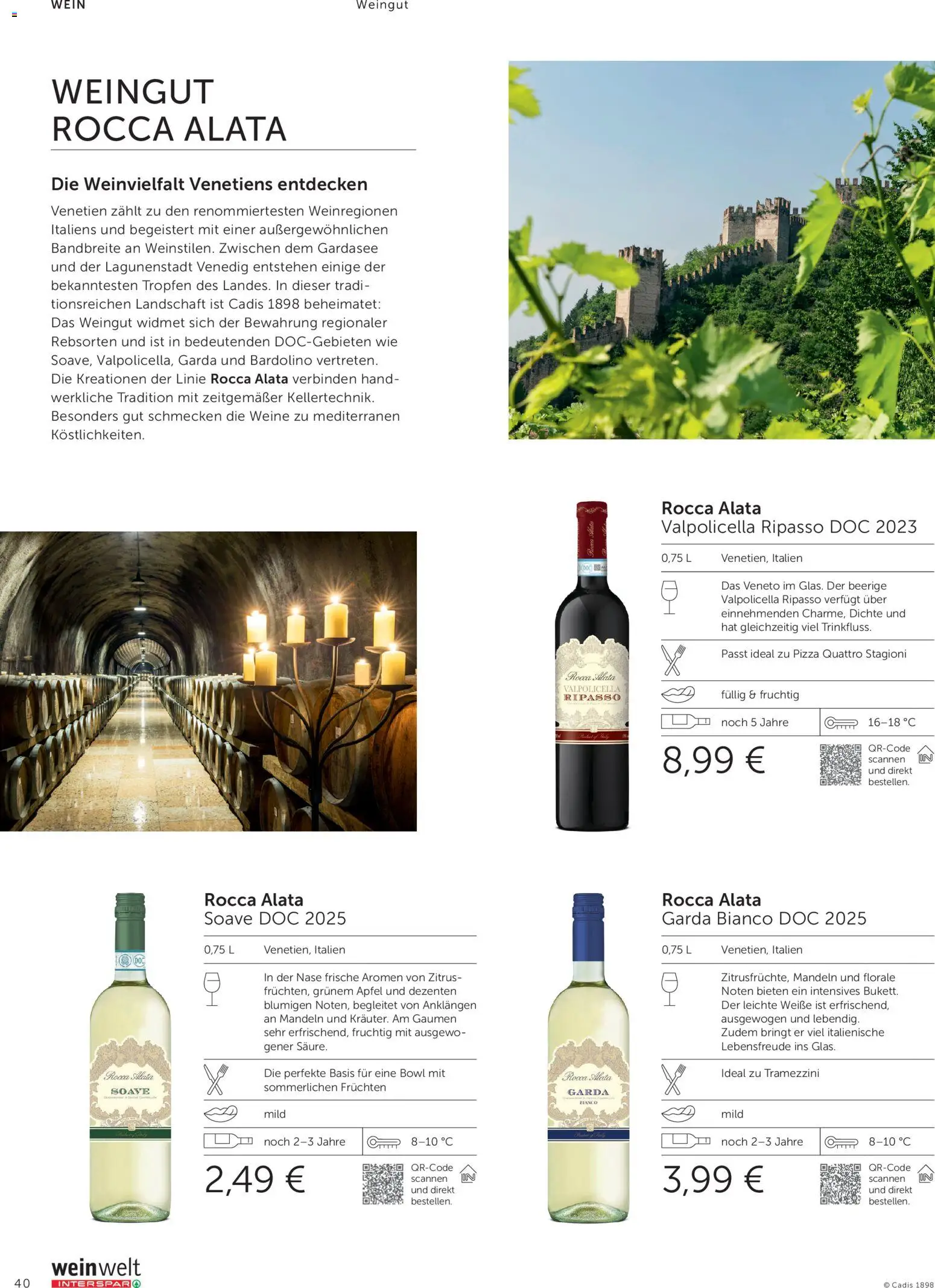 Interspar Meine Weinwelt Sommer 2026 gültig ab 11.06.2026 | Seite: 40 | Produkte: Pizza, Äpfel