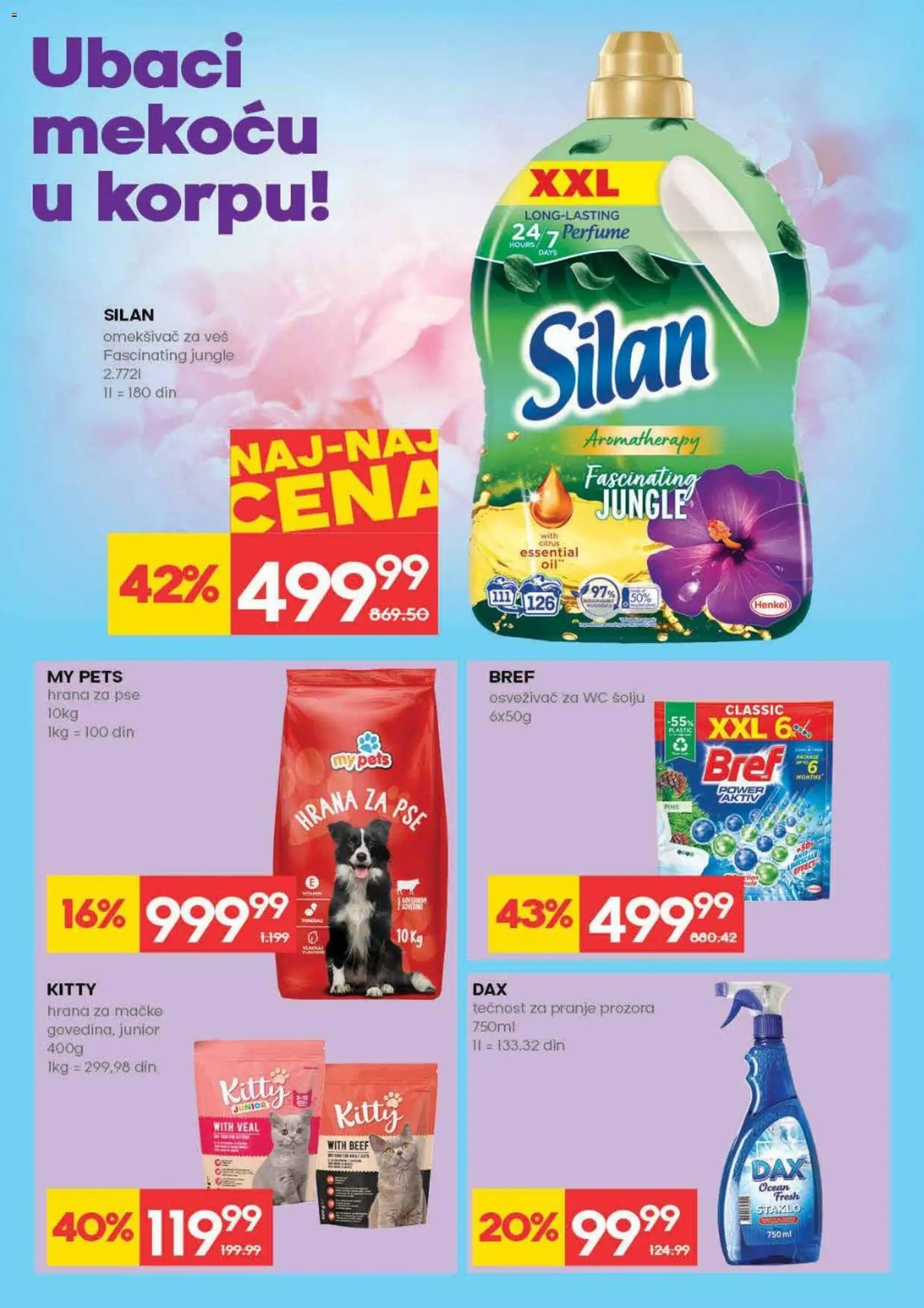 Idea katalog - važi od 16.04.2026 | Strana: 30 | Proizvode: Bref, Osveživač za wc šolju, Hrana za pse, Wc