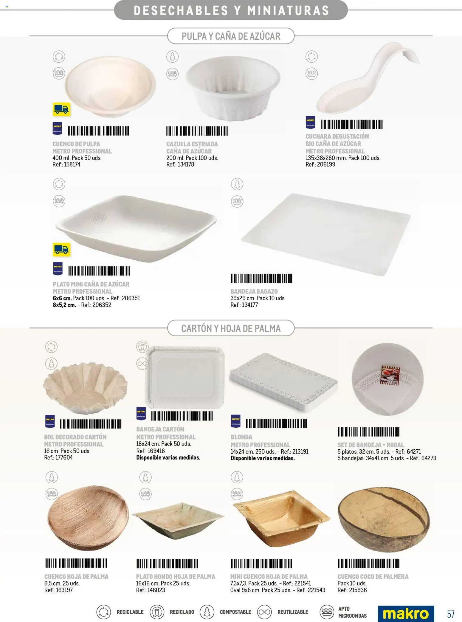 Makro Especial Catering │ válido desde el 16/03/2026 | Página: 57 | Productos: Τυρόπιτα, Bandeja