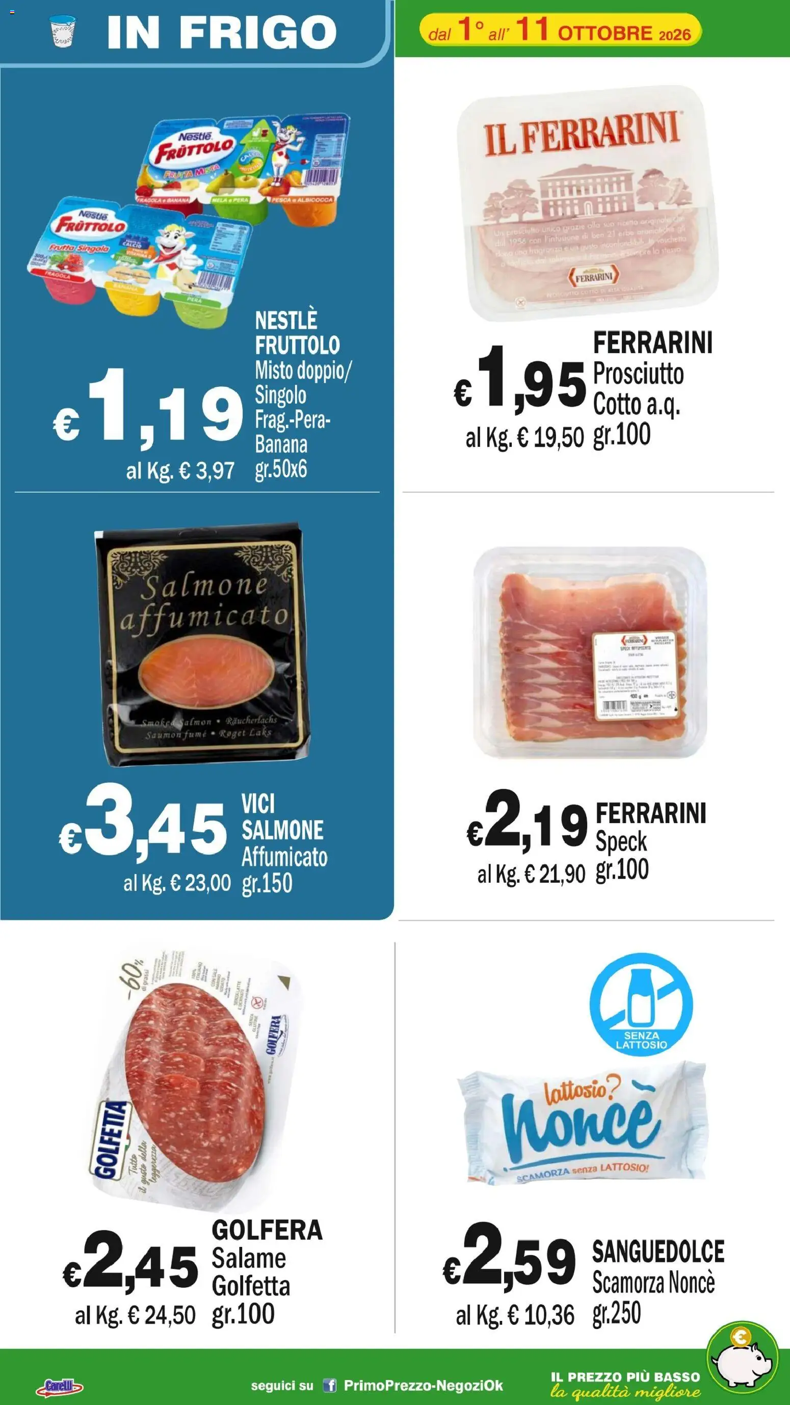 Volantino Primo Prezzo del 01/10/2026 | Pagina: 41 | Prodotti: Speck, Erbe, Sale, Fragranza