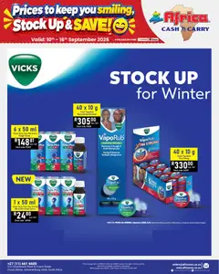 Africa Cash & Carry specials catalogue – valid from 10/09/2026 | Page: 74