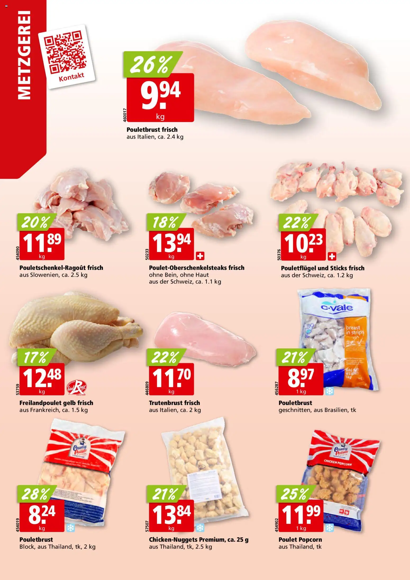 Aligro aktionen – gültig ab 19.10.2026 | Seite: 6 | Produkte: Pouletbrust