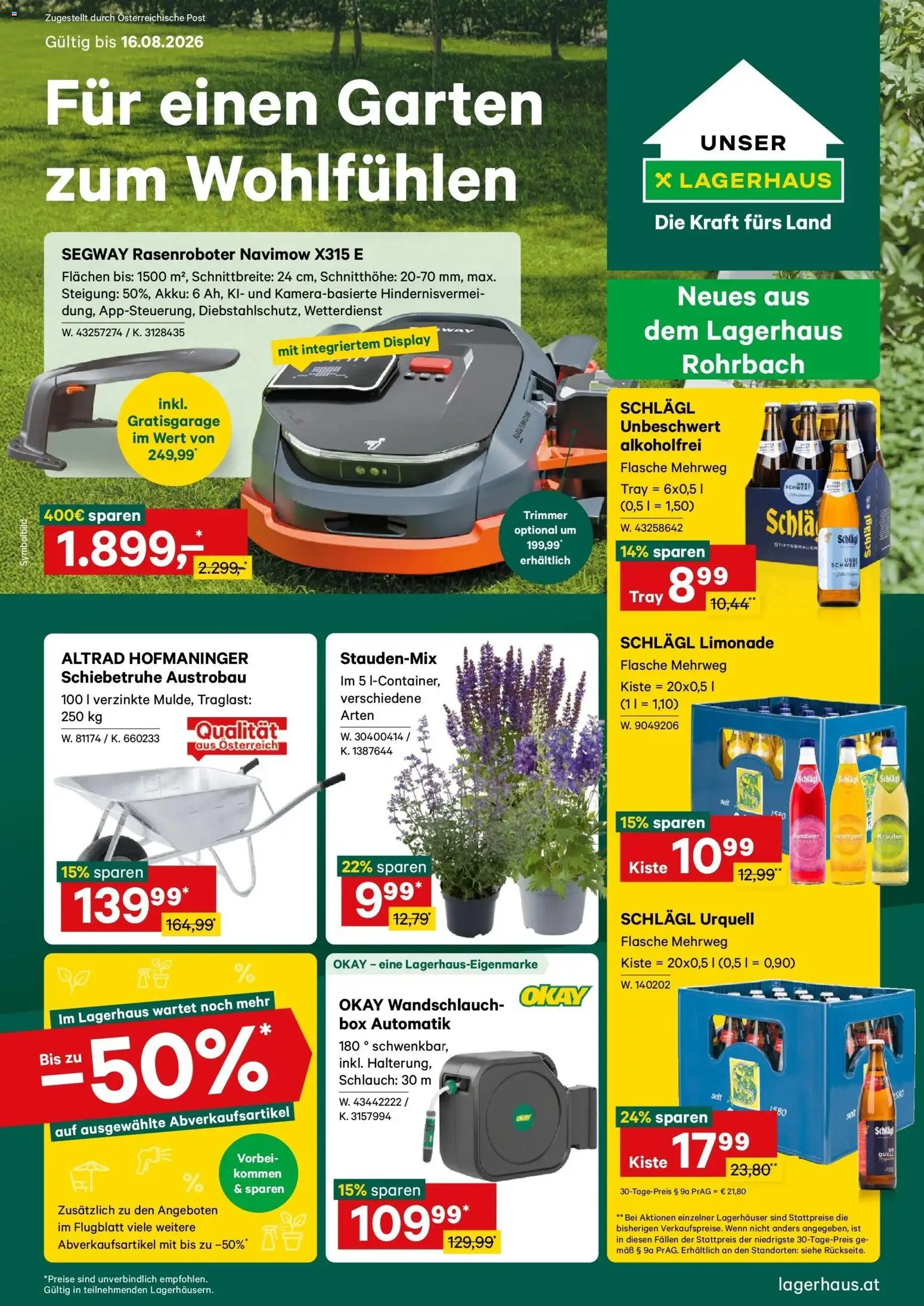 Lagerhaus - Wochen Angebote gültig ab 03.08.2026 | Seite: 1 | Produkte: Box, Orangen