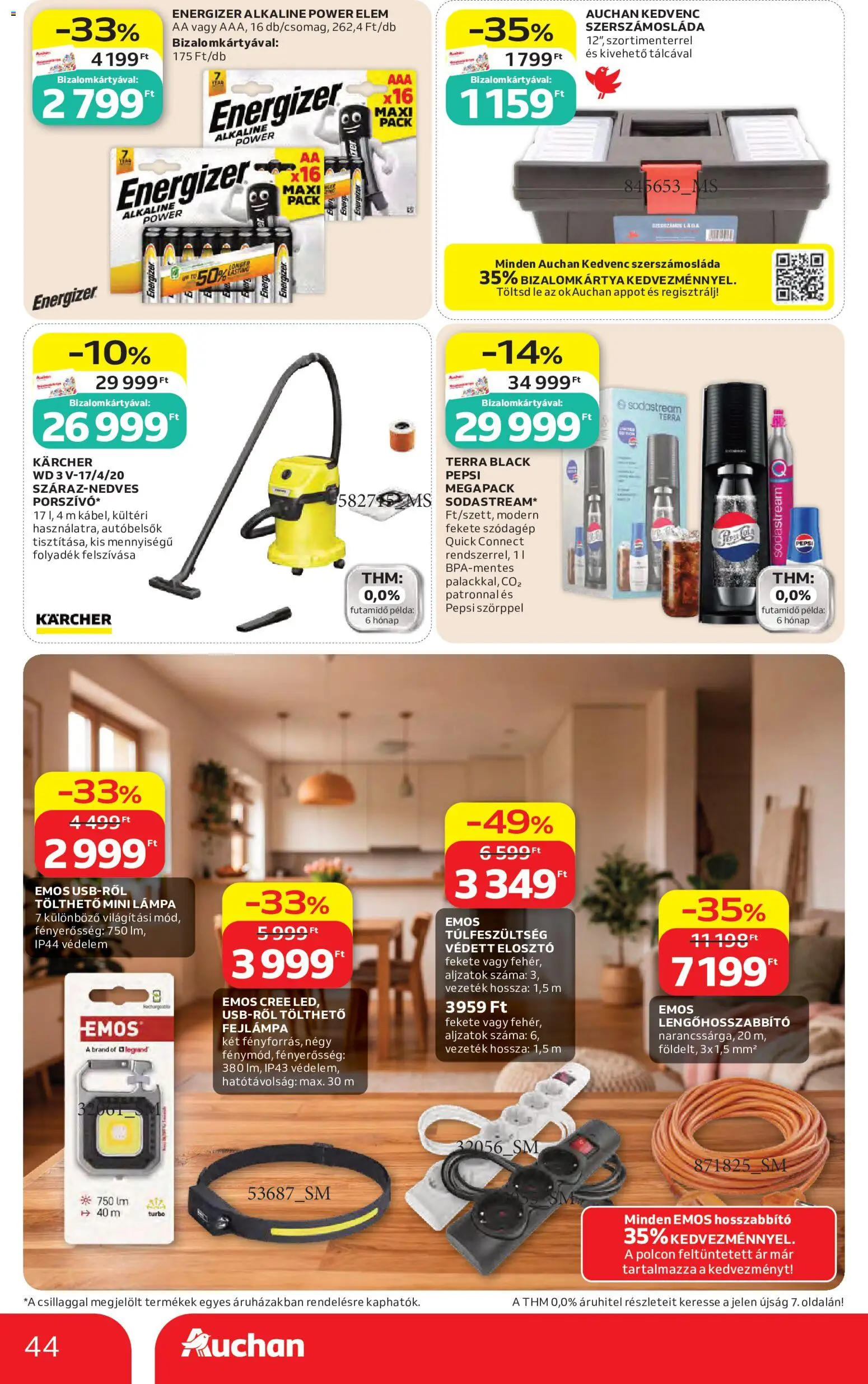Auchan akciós ujság - amely érvényes a következő dátumtól: 2026.10.08. | Oldal: 44