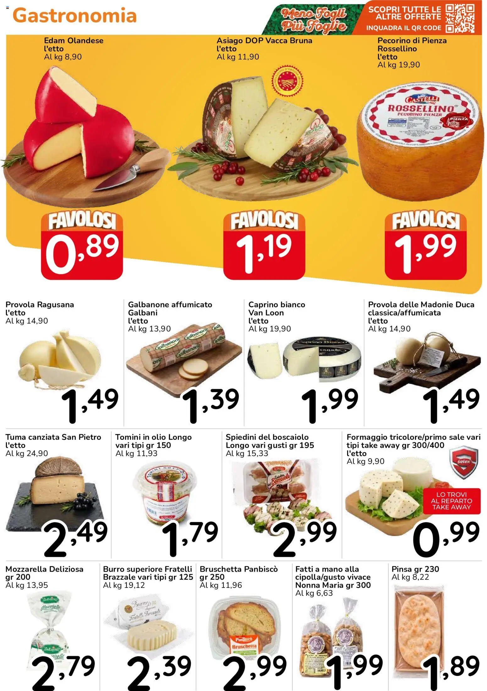 Volantino Famila del 30/09/2026 | Pagina: 7 | Prodotti: Mozzarella, Edam, Provola, Spiedini