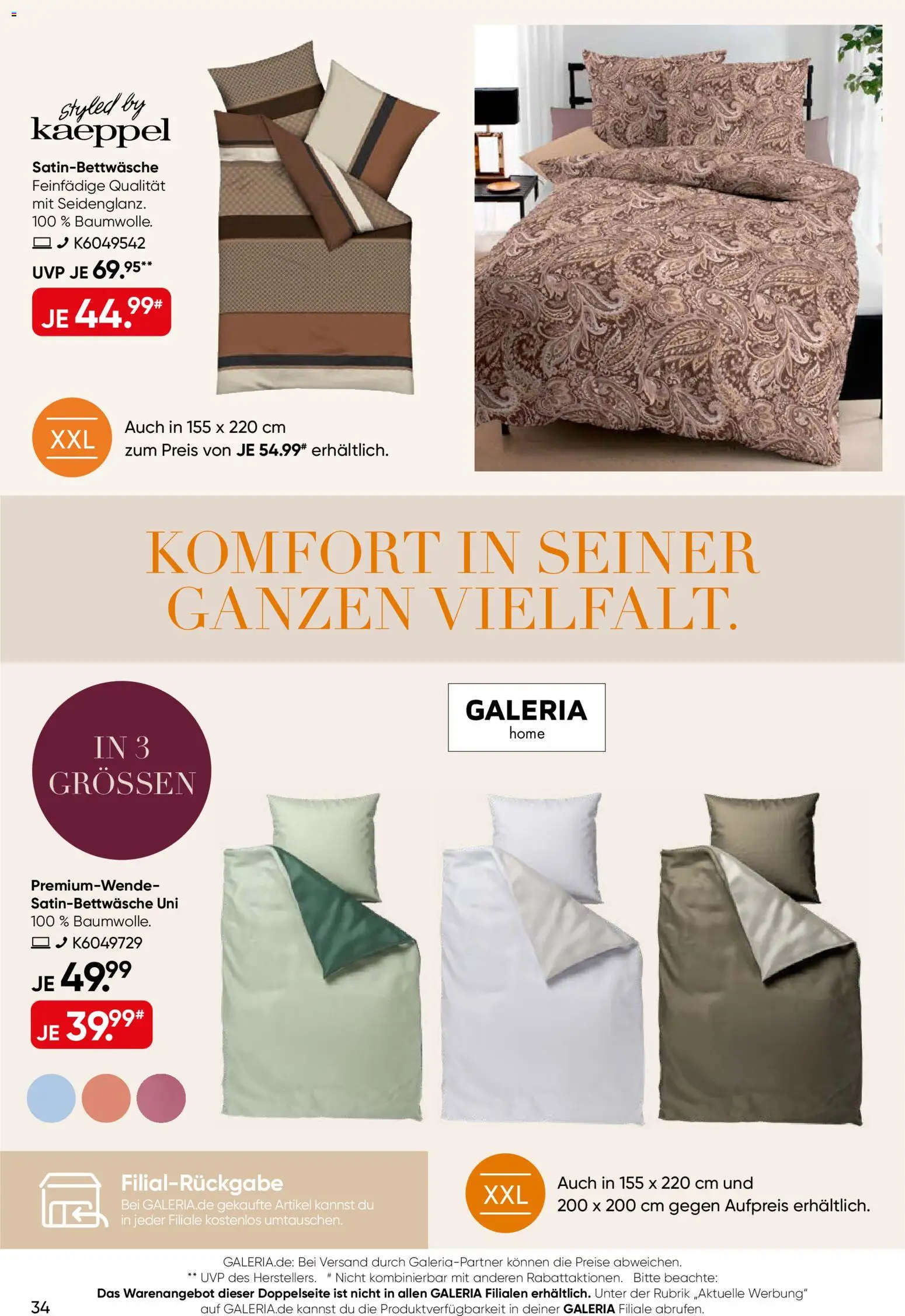 Galeria Karstadt Kaufhof Prospekt – gültig ab 02.09.2026 | Seite: 34