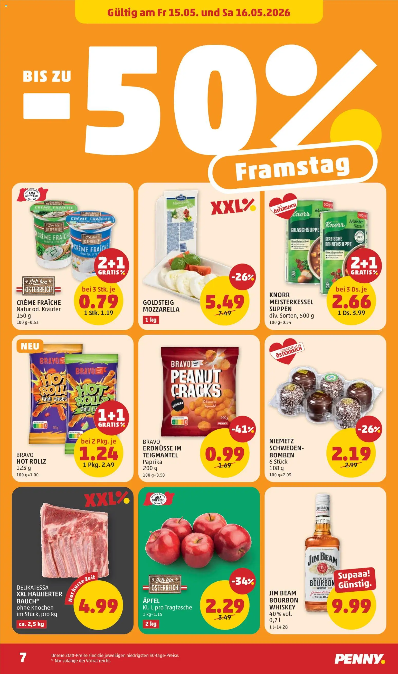 Penny Markt Flugblatt gültig ab 13.05.2026 | Seite: 7 | Produkte: Chili, Папионка, Creme, Äpfel
