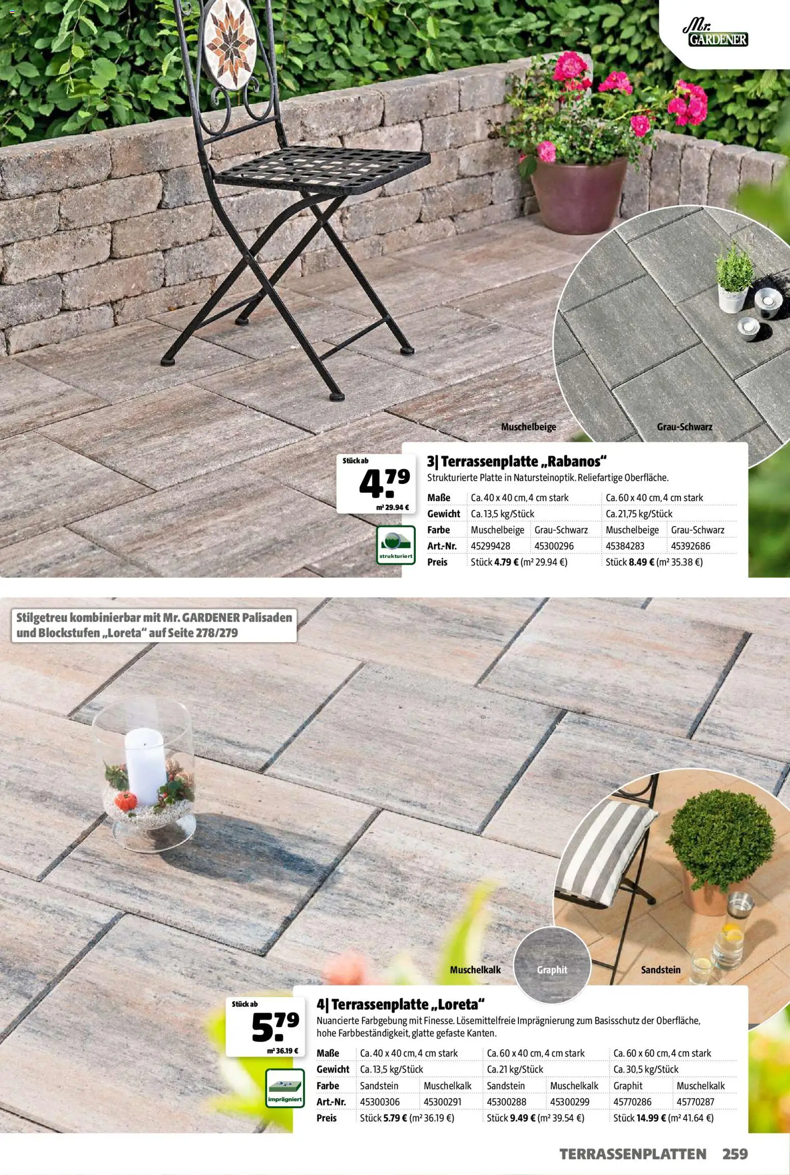 Hagebau Gartenjahr gültig ab 13.03.2026 | Seite: 259 | Produkte: Gewicht