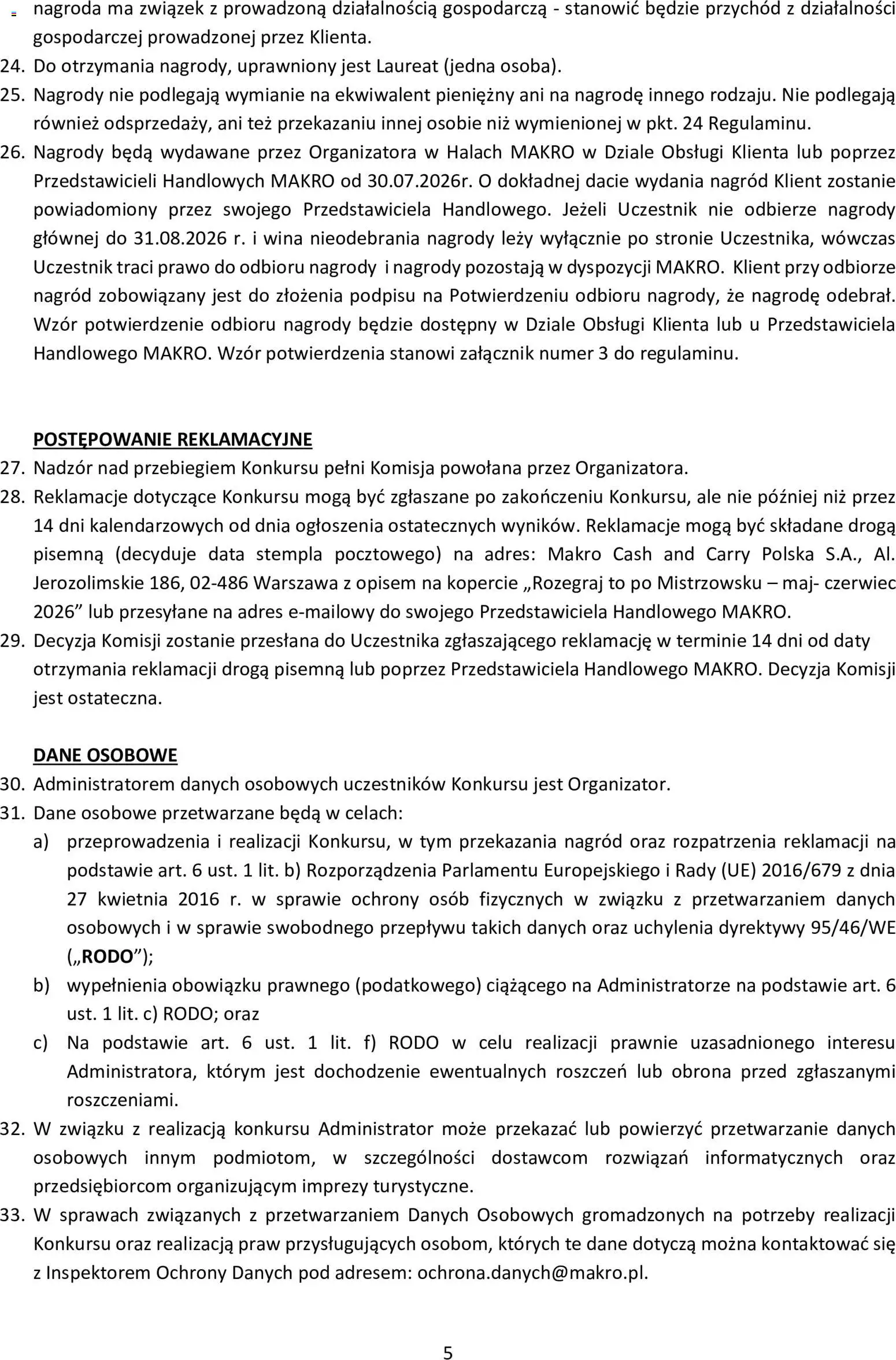 Makro gazetka - Konkursowa Odido od 28.04.2026 | Strona: 9