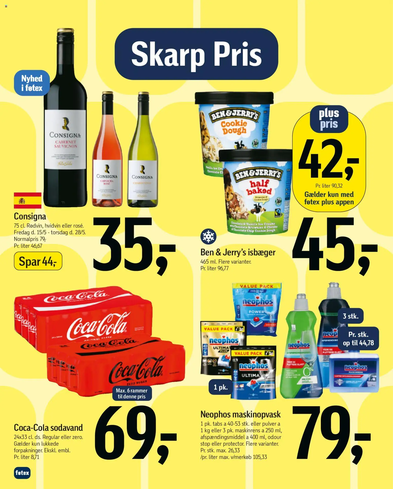Føtex tilbudsavis – gyldig fra 15.05.2026 | Side: 6 | Produkter: Rammer, Brownies, Coca Cola, Sodavand