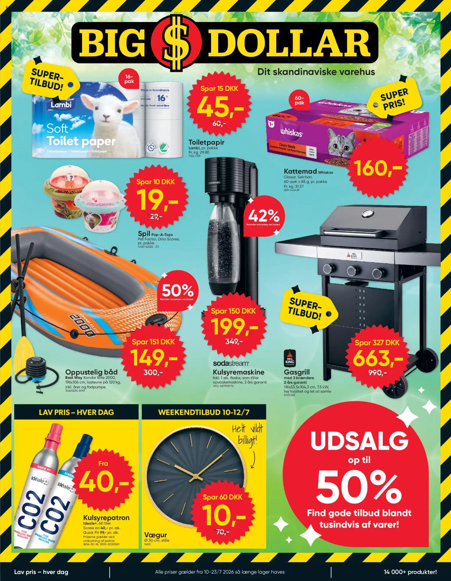 Bigdollar tilbudsavis – gyldig fra 10/03/2026 | Side: 1 | Produkter: Toilet, Søm, Spil, Bad