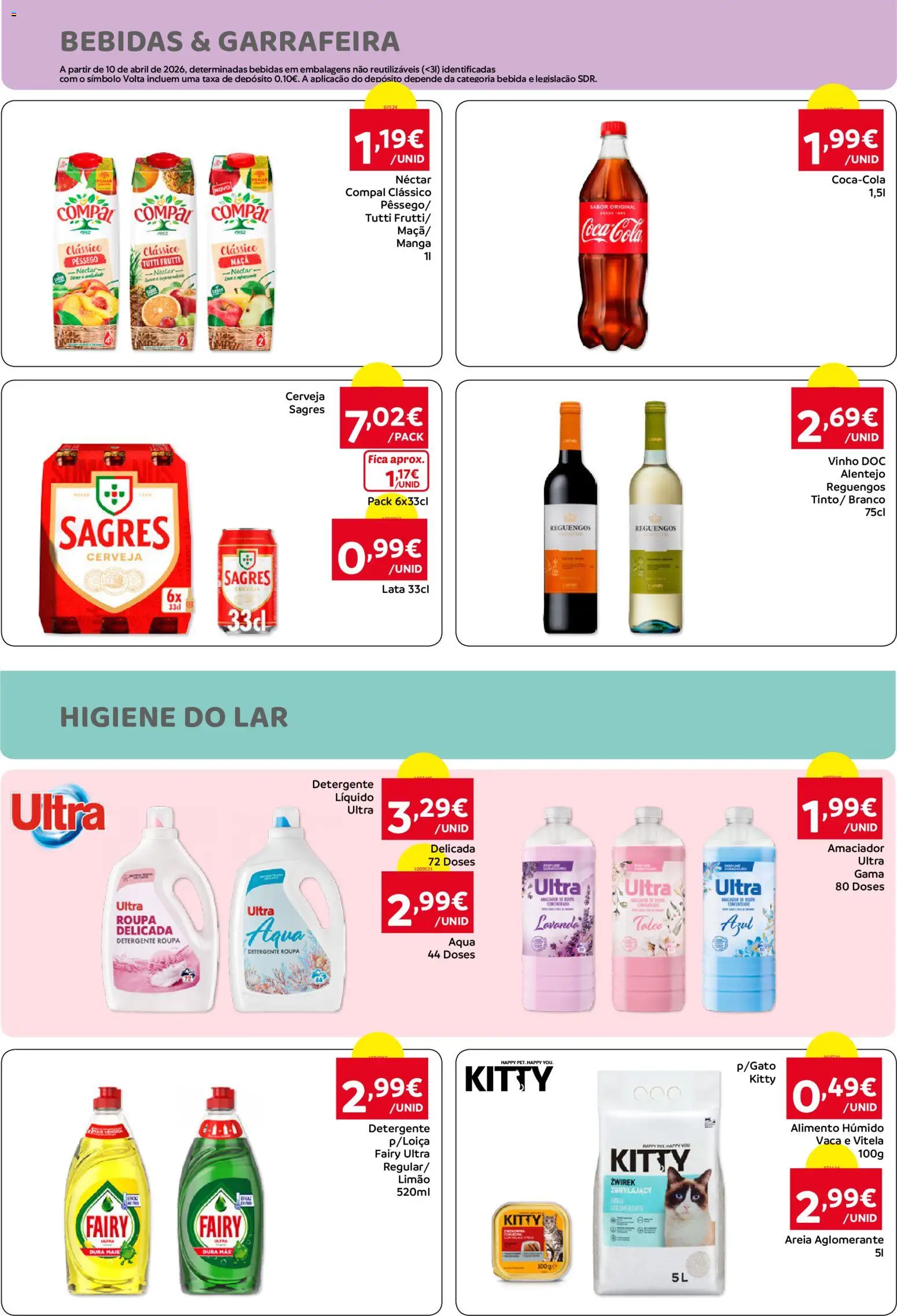 Amanhecer Folheto Madeira │ válido de 10/09/2026 | Página: 4 | Produtos: Vitela, Manga, Detergente, Bebida