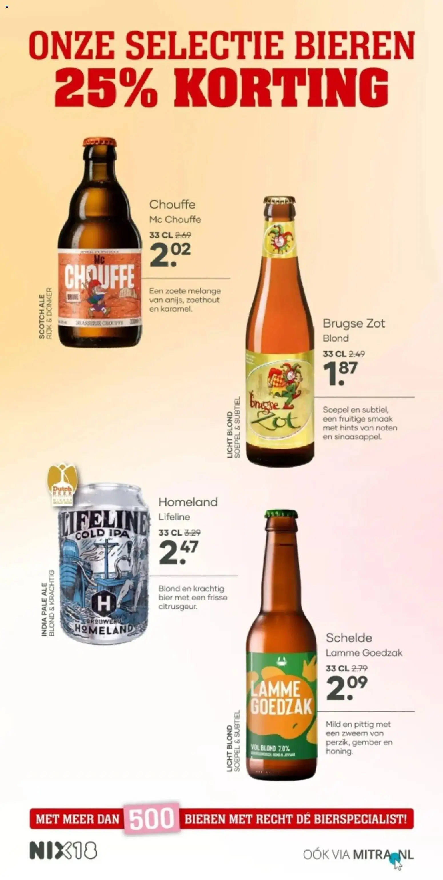 Mitra folder vanaf 24-08-2026 || NIEUWE | Pagina: 12 | Producten: Bier, Noten, Gember, Zoethout