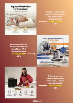 Vitapur katalog - pregled Vitapur kataloga - važi od 03.08.2026 | Strana: 2 | Proizvode: Usisivač, Jastuk, Friteza, Vrata