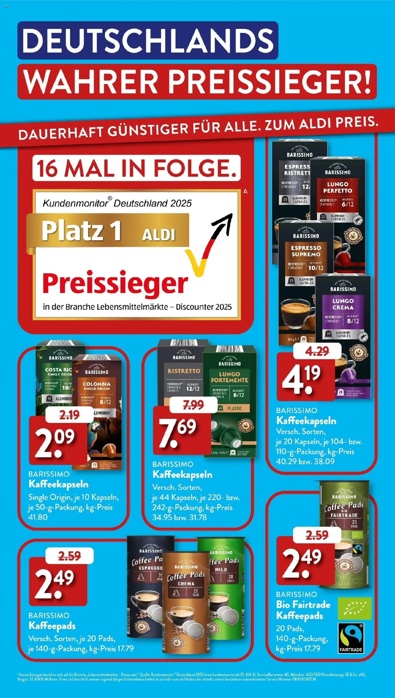 Aldi Süd Wochenangebote – gültig ab 18.05.2026 | Seite: 26 | Produkte: Kaffeepads