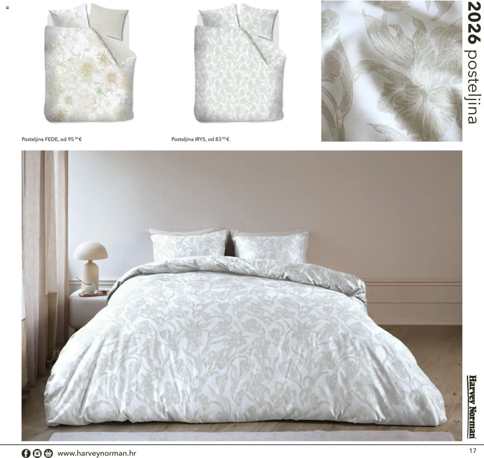 Harvey Norman katalog | vrijedi od 05.06.2026 | Stranica: 17 | Proizvodi: Posteljina