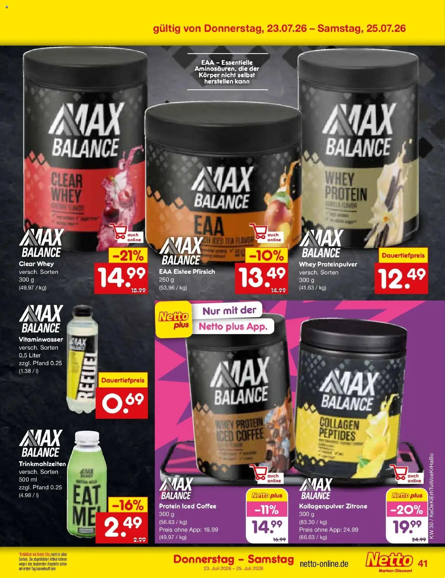 Netto Marken-Discount Prospekt Oberhaid – gültig ab 20.07.2026 | Seite: 65 | Produkte: Zitrone, Pfirsich