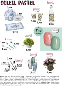 E.Leclerc - Prévisualisation de Vase 25 cm en verre, 25 cm glass vase. valide à partir de 02/06/2026 | Page: 29 | Produits: Porcelaine, Table, Vase, Café