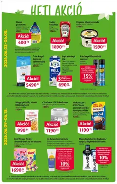 EcoFamily akciós újság - amely érvényes a következő dátumtól: 04.06.2026 | Oldal: 2 | Termékek: Omega 3, Kávé, Ketchup, Lóbalzsam