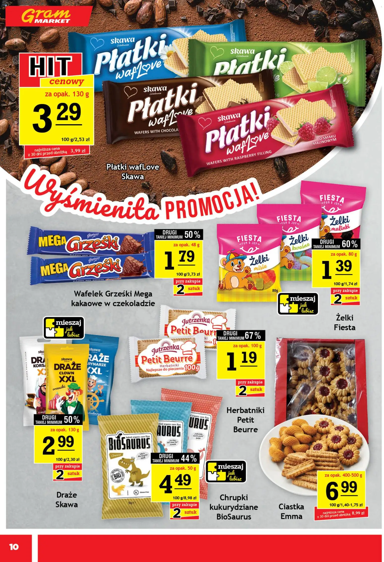 Gram Market gazetka od 20.05.2026 | Strona: 10 | Produkty: Chrupki, Herbatniki, Żelki, Płatki