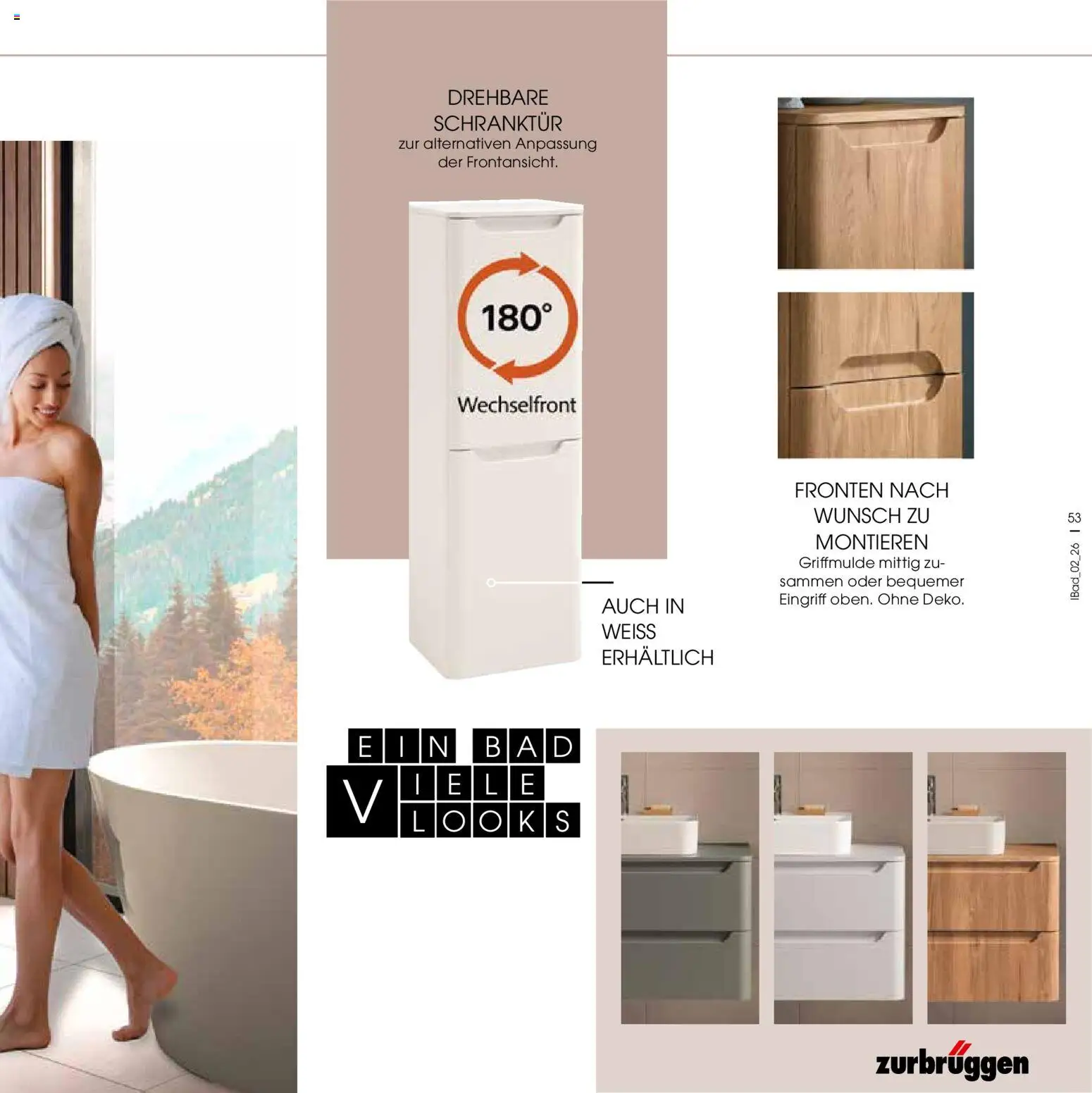 Zurbrüggen Bad Design Trends – gültig ab 23.03.2026 | Seite: 53 | Produkte: Bad