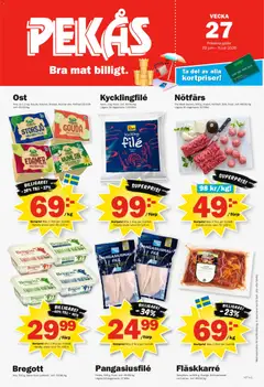 Pekås erbjudanden - Förhandsvisning av reklamblad från butik Pekås aktuell från 29/06/2026