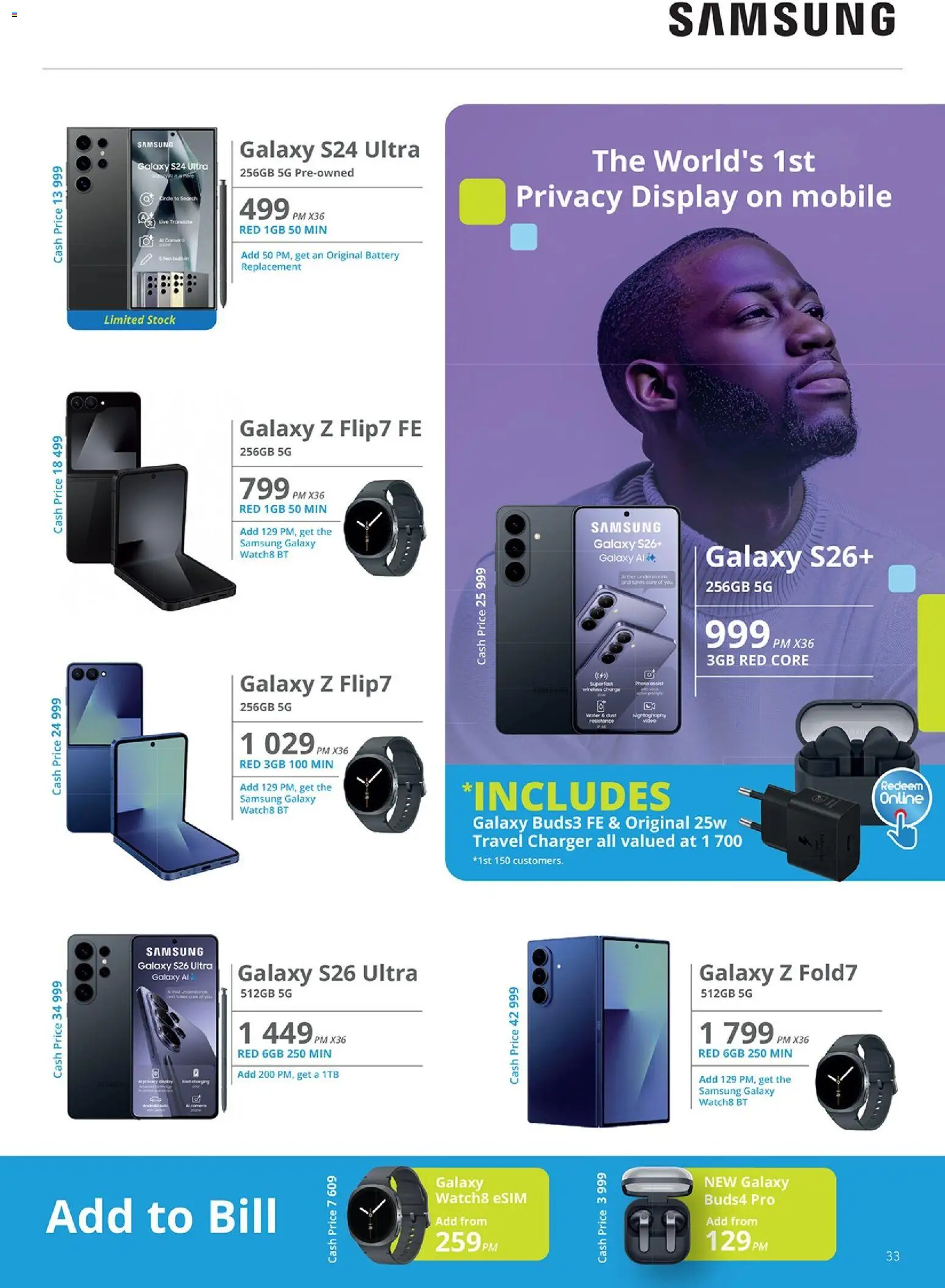 New Cellucity catalogue – valid from 07.05.2026 | Page: 33 | Products: Battery, Charger, Stock