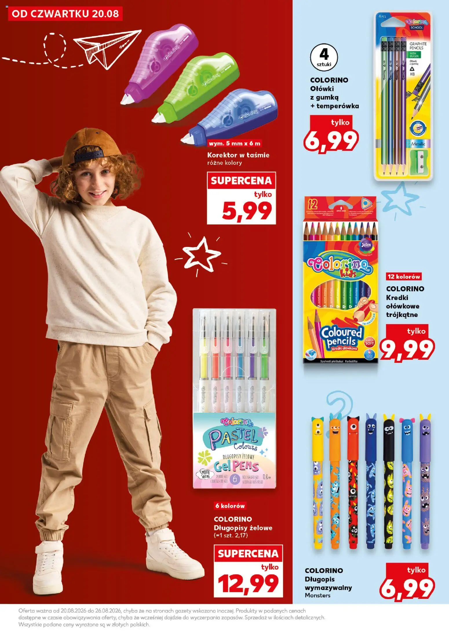 Kaufland Polsko leták - Nowy rok szkolny od 20.08.2026 | Strana: 11 | Produkty: Penne, Korektor