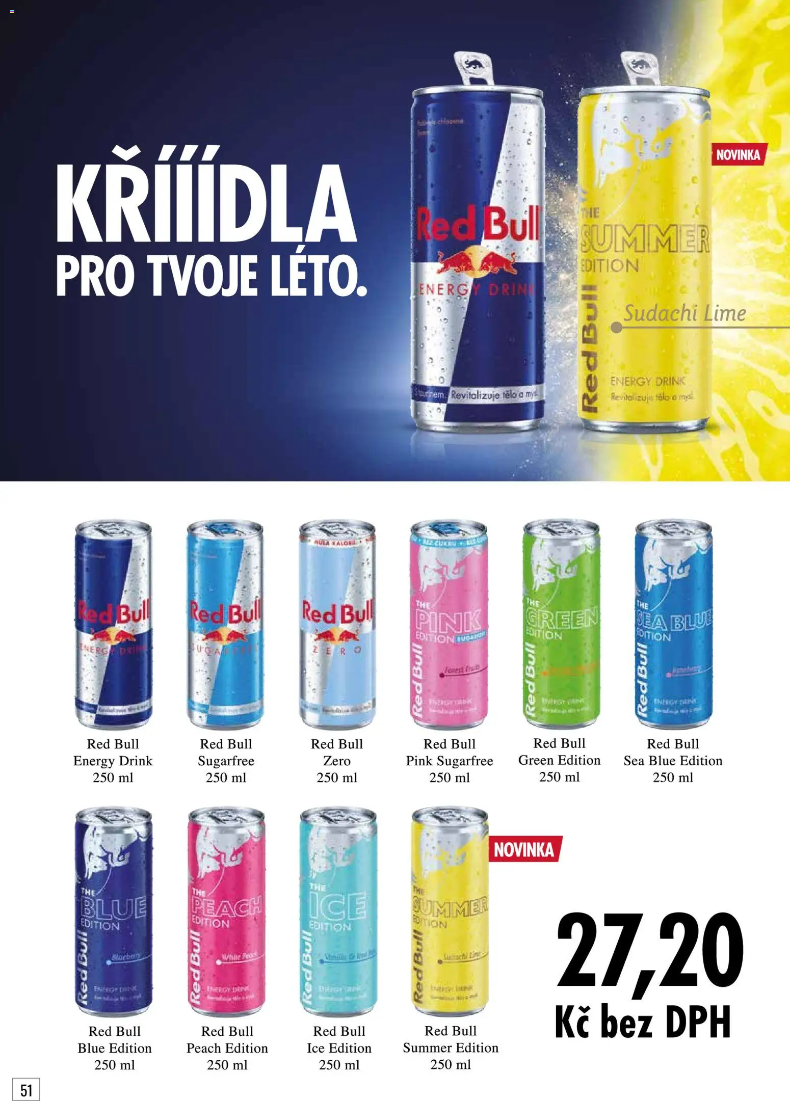 Ratio leták od 01.08.2026 | Strana: 52 | Produkty: Red Bull, Energy drink