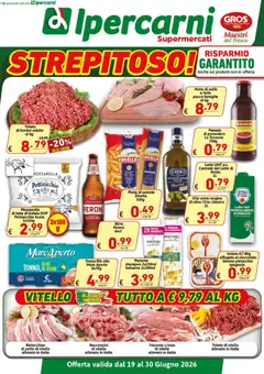 Anteprima del volantino Ipercarni volantino valido a partire dal 19.06.2026