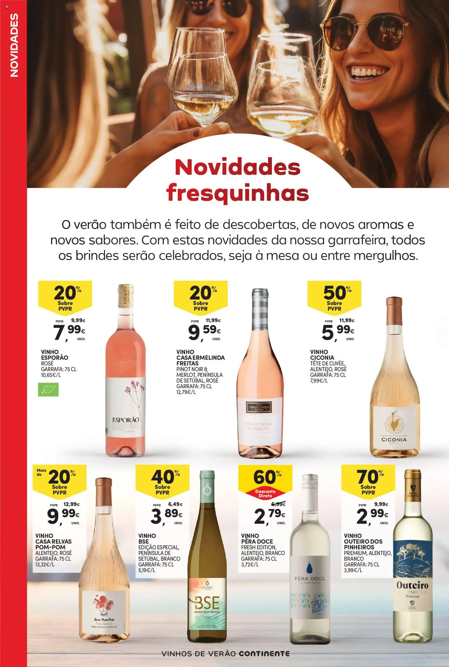 Continente - Vinhos de Verão │ válido de 21/07/2026 | Página: 2 | Produtos: Mesa, Vinho