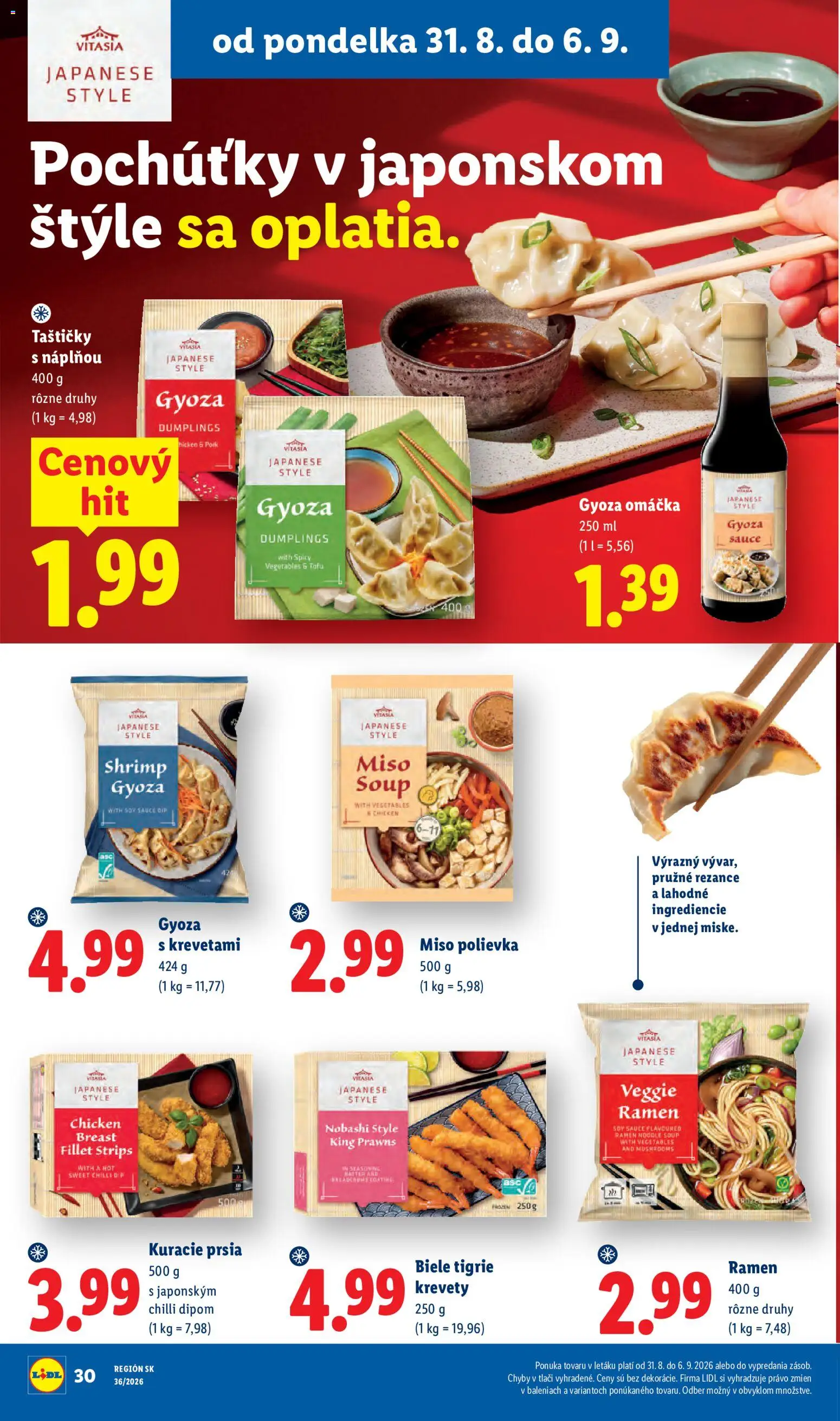 Nové Lidl akcie – leták je platný od 31.08.2026 | Strana: 42