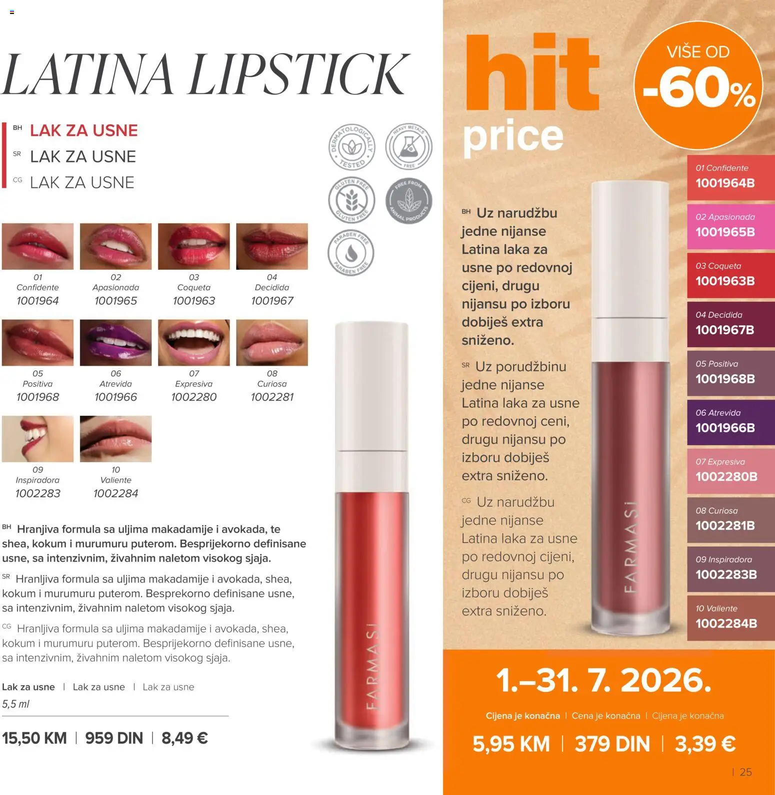 Farmasi katalog - važi od 01.07.2026 | Strana: 25