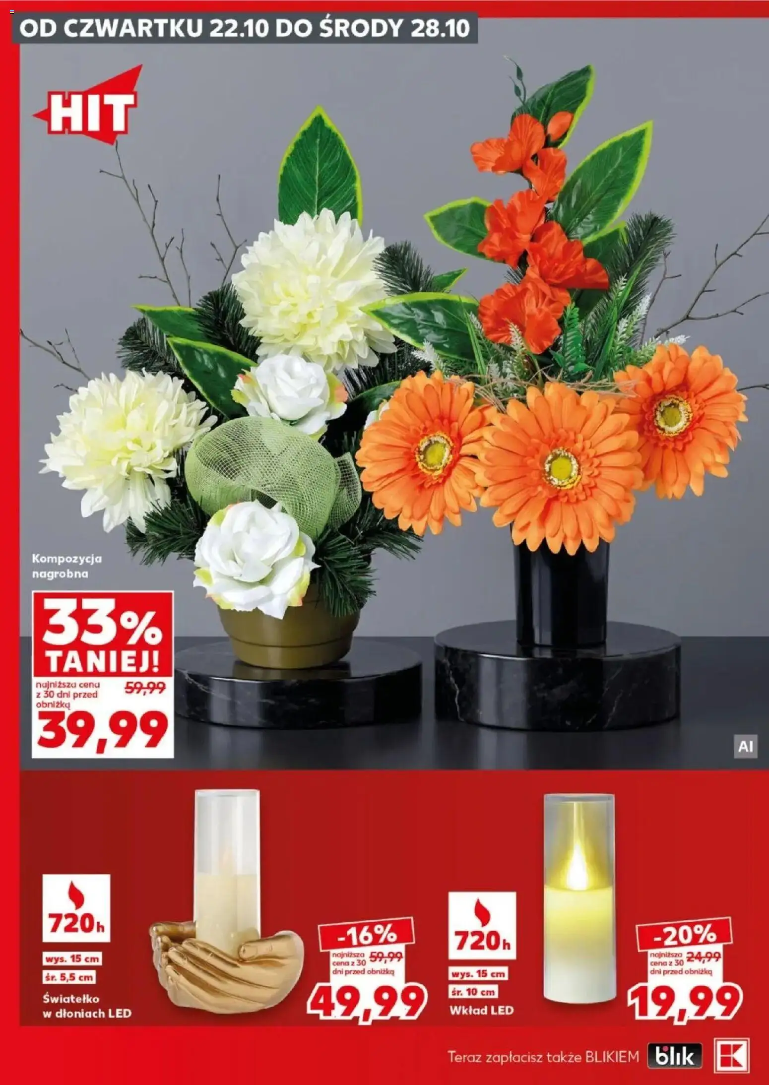 Kaufland gazetka - Znicze od 22.10.2026 - od jutra PDF | Strona: 18