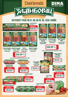 VP Dima katalog - pregled VP Dima kataloga - važi od 18.06.2026 | Strana: 3 | Proizvode: Kulen, Svinjski vrat, Pile, Pečenica