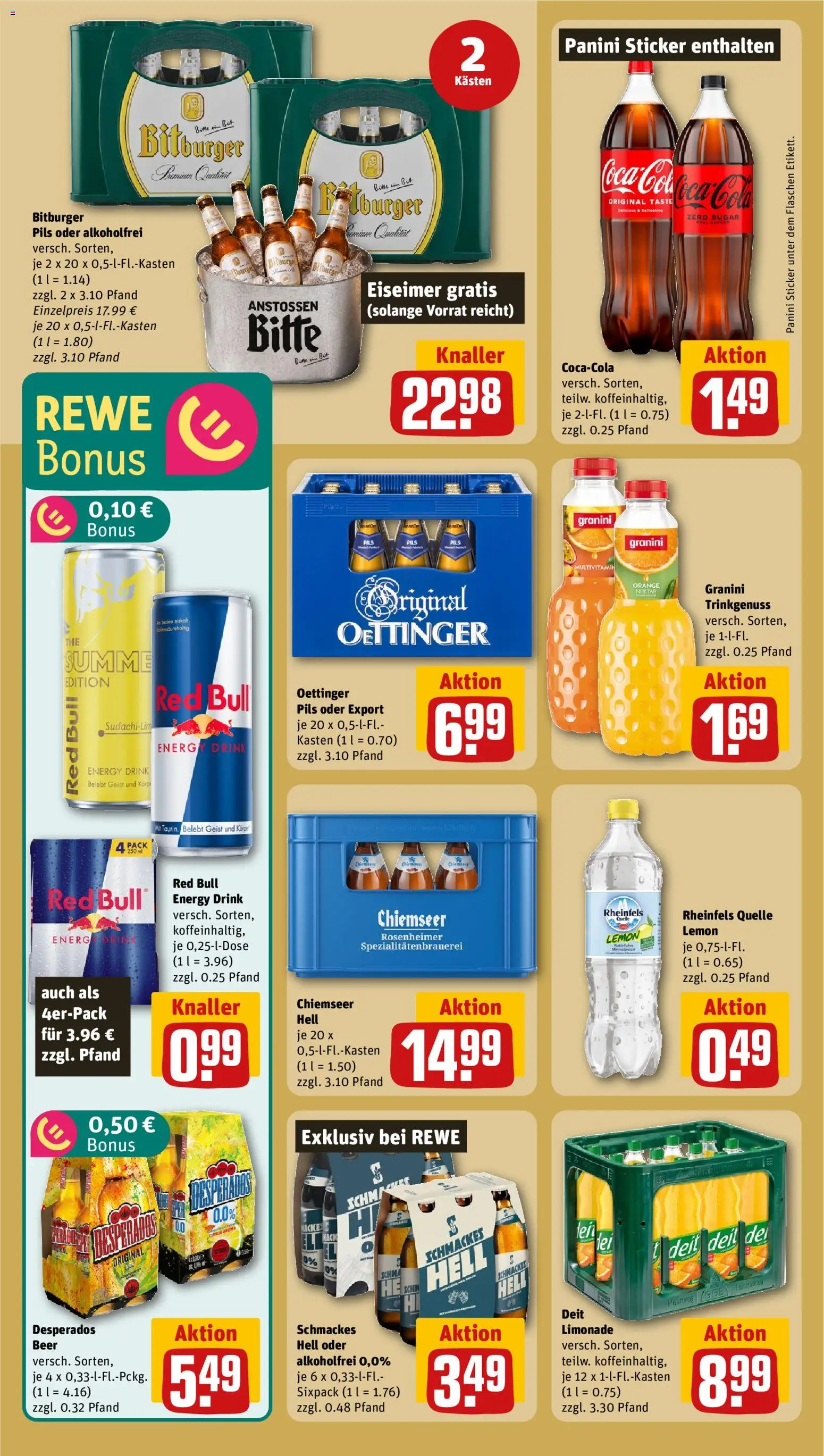 Rewe ihr Kaufpark Prospekt – gültig ab 01.06.2026 | Seite: 22 | Produkte: Bitburger, Cola, Energy, Pils