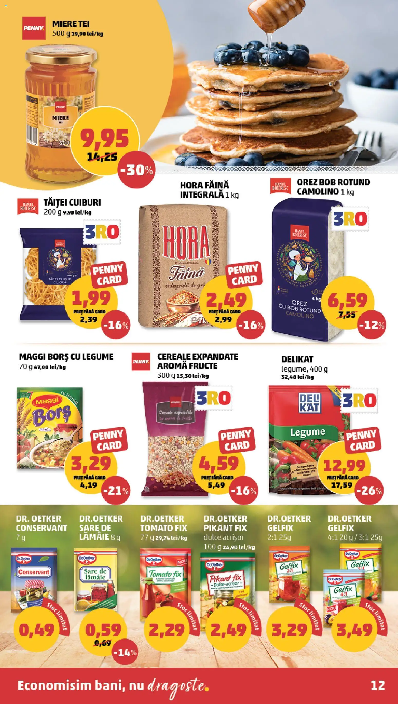 Noul catalog PENNY – valabil de la 24.06.2026 | Pagină: 12 | Produse: Borș, Orez, Legume, Sare