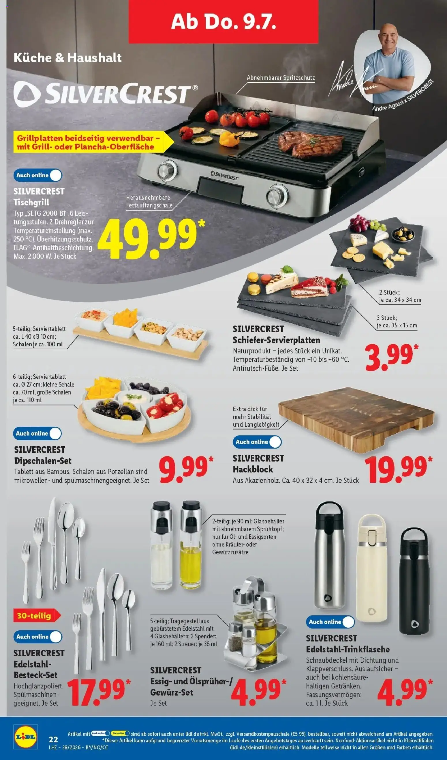 Lidl Prospekt Wahlstedt – gültig ab 06.07.2026 | Seite: 40 | Produkte: Grill, Öl, Essig, Küche