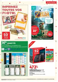Auchan - Prévisualisation de Auchan catalogue valide à partir de 27/10/2026 | Page: 69 | Produits: Vidéo, Nintendo Switch, Jeux, Thé