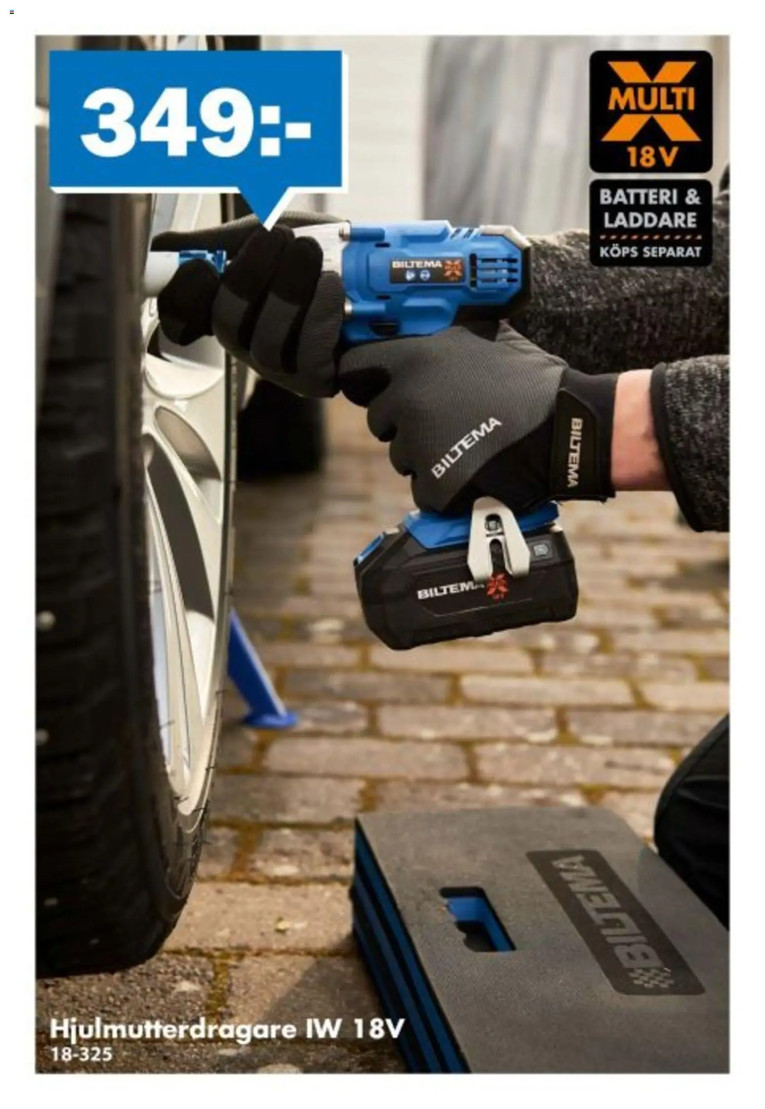 Biltema reklamblad aktuell från 30.03.2026 | Sida: 2 | Produkter: Batteri, Laddare