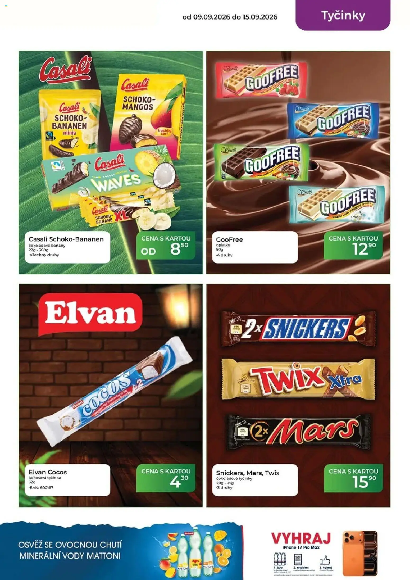 Tamda Foods leták od 16.09.2026 | Strana: 31 | Produkty: Banány, Iphone, Oplatky, Snickers