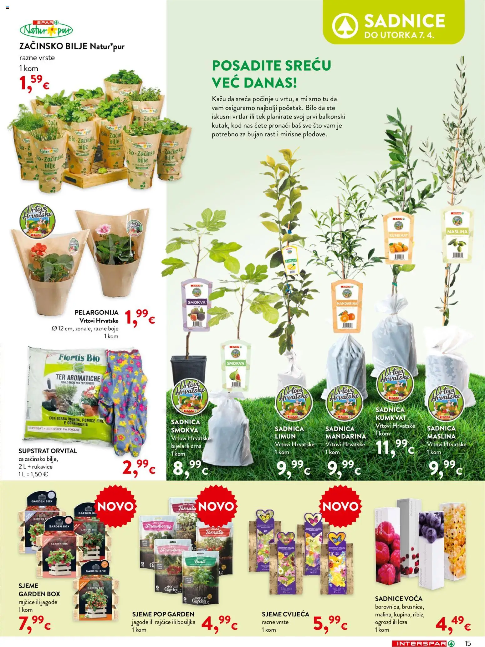 Interspar katalog | vrijedi od 04.03.2026 | Stranica: 15 | Proizvodi: Rajčice, Jagode, Limun, Torba
